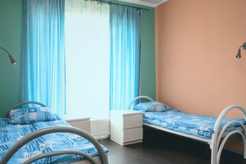 Двухместная комната в пансионате для пожилых в Парголово